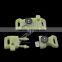 1/2"Fire starter whistel buckles with compass for survival paracord bracelet