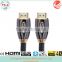 V2.0 metal shell HDMI Cable with Ethernet support 3D and 4k from 0.5-40m