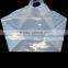 Custom Size Clear Plastic Stand up Pouch With Side Gusset Accept Custom Printing