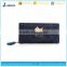 hot sale colorful ladies stylish bags human leather wallet