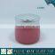 120ML Green and Pink coloured glass cosmetic jar