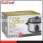 1.5L green ceramic slow cooker with GS ROHS certs