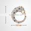 smart leopard shape alloy rhinestones scarf clip brooch pin