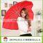 2014 new design custom made artificial heart shaped umbrella