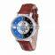 3ATM chinese mechanical mens quartz watch,mens leather mechanical wrist watches