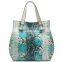 CSS1054-001 2016 new arrival fashion lady bags colorful leather tote bag for women