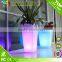 RGB color changing garden flower pots /led lighted planter pots/tall pots and planters customized