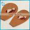 China label company Free custom leather patch label for men's simply sandals