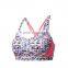 Wholesale OEM sublimation printing sport bra / quick dry fabric sports bra