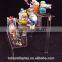 beautiful clear 3 tiers acrylic stair step display,acrylic toy display stand,acrylic toy display rack