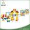 Kids plastic construction toy block with EN71,ASTM test report
