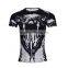 Sublimation printing T-shirt custom fitness yoga tops breathable quick dry custom fitness wear