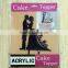 New Custom Personalized Bride and Groom Words Silhouette Wedding Cake Topper