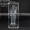 clear 3D laser fashionable crystal engravingl gifts