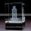 2016 cheap beautiful crystal glass miniature house