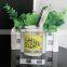 2016 china crystal glass table pen holder on sale