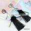 Wholesale 2016 IN STOCK Fashion tassel leather keychains for women