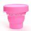 Colorful Portable Retractable Cup Outdoor Collapsible Folding Silicone Travel Wash Camping Cup