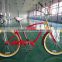 26" lady beach cruiser bike china factory yellow beach bicycle female bicycle