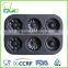 Non-Stick Carbon Steel 6 Cups Rose Tartlet Pan