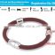 Noproblem P095 FDA tourmaline magnetic germanium jewelry power scalar energy health cool silicone bracelet