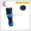 IP68 waterproof connector with 5 core,nylon PA66 pluggable female and male connector