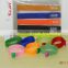 Soft self adhesive hook and loop cable tie, double sided adhesive hook and loop cable tie