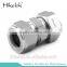 titanium double ferrule union