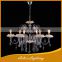 Wholesale High Quality Crystal Candle Chandelier with White Ceramic Plate