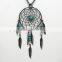 Brown Turquoise Stone Car Mirror Dream Catcher