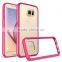 Multi-color TPU+PC candy soft clear case for samsung galaxy s7