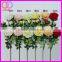 New 36" length fancy 3 heads artificial hibiscus rose flower