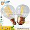 led filament bulb, 8w high brightness led transparent pc bulb, E27 base led bulb