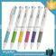 Popular useful cheap multi color plastic ballpoint pen