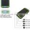 5000mah solar mobile phone battery charger