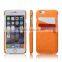 Fashion PU CROCO Mobile Phone Case Cover for IPhone 6 Brown Leather Casing With Two Card Slots