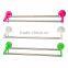 stainless steel bathroom towel rack super suction double bar towel rack bathroom towel