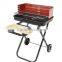 Charcoal Barbecue Grills With Wooden Platform