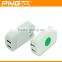 PNGXE factory direct offer wholesale dual port mobile phone usb travel charger