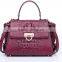 OEM ODM Leather Handbag for Women, Genuine Crocodile Skin