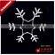 wholesale price Hotel Christmas window layout Christmas decoration led big snowflake light