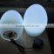 Multi color change egg shaped led table lamp