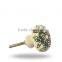 Ceramic Tomato Gardenia with White Dots Knob