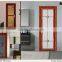 low price waterproof toilet aluminum frame glass door