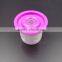 FDA certificate safe plastic body and non-woven filter coffee capsule with lid