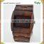 China square bracelet digital wooden watches for men