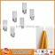 adhesive metal small wall hooks/adhesive hangers/ small metal hooks