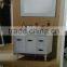 Solid Wood,oak Wood Bathroom Cabinet WithTouch Screen Lamp Mirror Cabinet