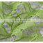 Chemical lace african green water soluble cord lace fabrics