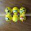 high quality hot sell big size mini toys PU ball amoji ball yellow ball toys for kids children